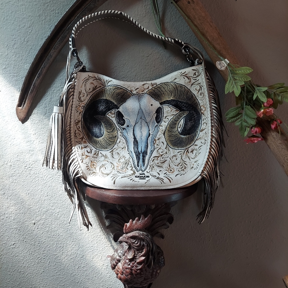 Cross posted Coach Nomad Fringe Ram filigree tattoo chelsea